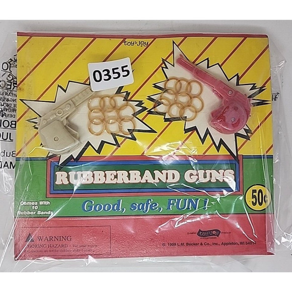 Vintage Vending Display Board Rubberband Guns 0355 - Picture 2 of 2